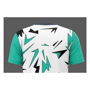 เสื้อยืดแขนสั้นผ้าโพลีเอสเตอร์ 100% แบบกำหนดเองสำหรับผู้ชาย เสื้อยืดกีฬา เสื้อผ้าแนวสตรีท ผู้ผลิต OEM ODM - Product Image 5