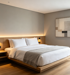 Juego de Funda Nórdica Aloe Blanca con Ribete Gris, Juego de Ropa de Cama de 4 Piezas para Decoración de Dormitorio Moderno, Cuatro Estaciones - Product Image 5