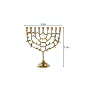 New Design Handmade Menorah Candle Stand Premium Quality Decorative Piece for Elegant <b>Christmas</b> and Festive Party <b>Decor</b> - Product Image 3
