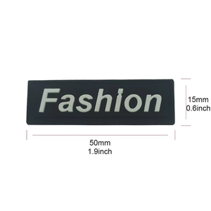 Top Trending Fashion Rubber PVC 3D Patches with Heart Shape for Clothing <b>Hats</b> & <b>Bags</b> - Product Image 2