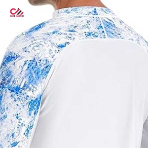 Men's Long Sleeve Rash Guard Durable Quick Dry Breathable Eco-Friendly <b>Compression</b> Fabric Spandex/Polyester Material - Product Image 5
