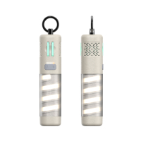Outil d'extérieur 3-en-1 : Lampe torche, Répulsif anti-moustiques et Batterie externe 5000 mAh |   Charge rapide Type-C |   Essentiel pour le camping