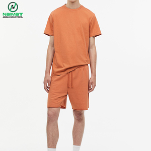 เสื้อยืดสีส้มผู้ชาย ระบายอากาศได้ดี ทรงปกติ คอกลม สวมใส่สบาย คุณภาพสูง ผลิตสำหรับตลาดสหรัฐอเมริกาและยุโรป - Product Image 5
