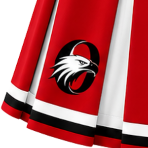 Red White <b>Black</b> Womens <b>Pleated</b> Cheerleading <b>Skirt</b> High Waist Athletic Team Performance Dance Sports Cheer Uniform <b>Skirt</b> - Product Image 6