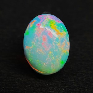 Opale de feu éthiopienne naturelle, cabochon ovale, pierre précieuse en vrac, opale de gros, bijoux pierre de naissance d'octobre - Product Image 2