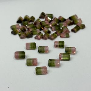 Turmalina Bicolor Natural de Afganistán, Corte Octogonal, Calidad AAAA, Certificada por IGI, Piedra Preciosa Calibrada al por Mayor para Joyería - Product Image 6