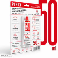 Lem Poliuretan Industri 50ml Tahan Air Transparan untuk Kayu, Kulit, Perbaikan Sepatu, Konstruksi, OEM, Grosir