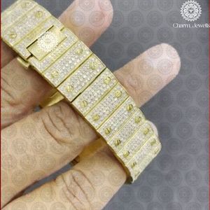 Custom square gold tone <b>watch</b> Stainless steel bracelet <b>watch</b> Rhinestone dial <b>watch</b> Men's <b>mechanical</b> <b>watch</b> - Product Image 2