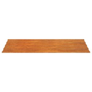12 Paneles de Techo de Acero Corten Oxidado de 31.5"x17.3", Paneles Sándwich - Product Image 5
