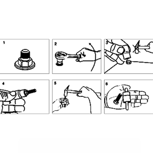 13 PIÈCES, 1/4 "DR. & 1/2 "DR. Jeu de douilles torsadées - Product Image 2