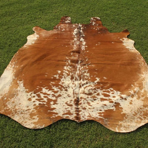 Alfombra de cuero vacuno genuino de primera calidad, alfombra de piel de vaca natural para decoración moderna del hogar, alfombra de cuero vacuno natural. - Product Image 3