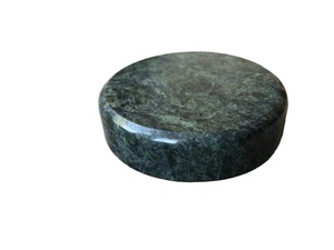 Peso de papel de mármol de piedra verde oscuro, pisapapeles de cristal de piedra, pisapapeles de piedra natural - Product Image 2