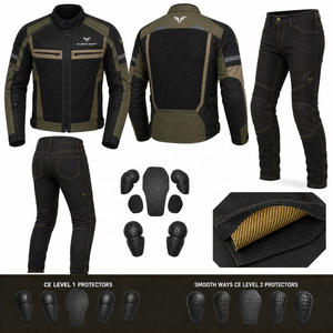 Sudadera con Capucha para Motocicleta, para Hombre, de Tela Reflectante, Manga Larga, para Aventura, Invierno, con Protectores de Nivel 2 CE, Impermeable - Product Image 2