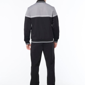 Survêtements imprimés streetwear décontractés de haute qualité, ensemble veste et pantalon de jogging unisexe épais, personnalisé, sportif et élégant, 100% coton - Product Image 4