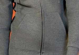 Men’s Urban Style Hoodie Graphic Print Zip Up Fleece Sweatshirt with Adjustable Drawstring High Quality Breathable OEM Hoodie - Product Image 3