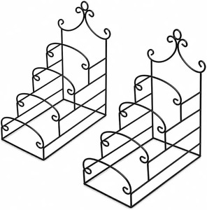 Estante Metálico para Platos de un Solo Nivel, Organizador de Platos y Tazones, Resistente al Óxido, No Plegable, Soporte Decorativo y Elegante para Cocina - Product Image 6