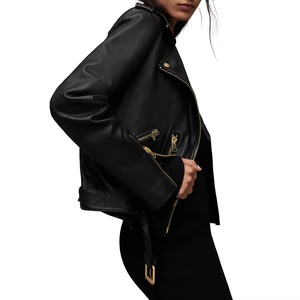 Veste en cuir de vachette pour femme, qualité supérieure, vêtement d'extérieur tendance, logo personnalisé, meilleur prix fabricant - Product Image 6