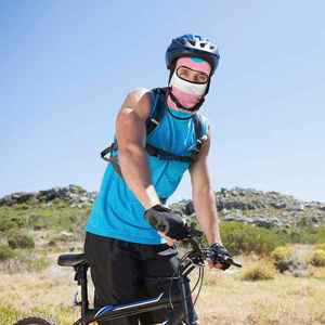 Pasamontañas térmico de forro polar resistente al viento para ciclismo, motociclismo y esquí, con cubrecuello y protección facial, modelo Beast High Product - Product Image 3