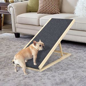Rampa per Cani Extra Larga AGGIORNATA per Letto, Superficie in Gomma Antiscivolo, Ottima Trazione, Rampa per Animali Domestici per Cani di Piccola Taglia per Salire sul Divano e in Auto - Product Image 1