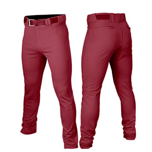 Pantalon de baseball décontracté unisexe personnalisé de haute qualité, respirant, avec logo imprimé par transfert thermique sur le devant, confortable, vente en gros - Product Image 5