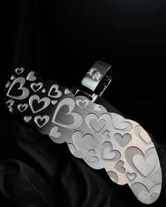 Collar con Colgante de Letra Personalizada en Plata 925 de Lujo VOAINO, Joyería Hip Hop con Moissanita y Diamantes de Laboratorio - Product Image 3