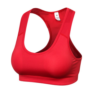 Soutien-gorge de sport sans couture blanc pour femme, maintien moyen, dos nageur, col en U, idéal yoga et gym - Product Image 3
