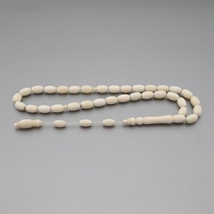 Handmade bone 33 beads Tasbih, Islamic Prayer Beads Misbaha Natural <b>Crafts</b> - Product Image 3