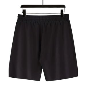 Service OEM en gros – Shorts de sport personnalisés pour hommes, couleur unie, en toile respirante, taille mi-haute élastique, avec poches, polyester/coton - Product Image 2