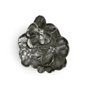 Cuenco Decorativo de Metal de Lujo con Perfil Natural Irregular para Mesa de Centro y Consola, Elegante Cuenco Artesanal Hecho a Mano - Product Image 2