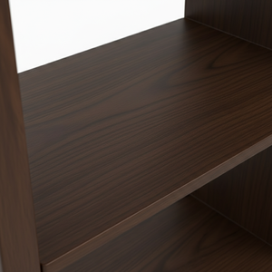 Display shelf Bookcase 3-shelf Bookcase <b>Storage</b> Rack Shelving Unit Open Shelving Backless Bookshelf Rubber wood MDF OAK Veneer - Product Image 6