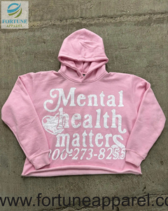 เสื้อฮู้ดดี้โอเวอร์ไซส์ผ้าฝ้ายแท้ 100% คุณภาพสูง ไม่มีแบรนด์ สำหรับผู้ชาย สไตล์สตรีท ผ้าฟลีซเนื้อนุ่ม รับผลิตตามสั่ง ขายส่ง - Product Image 1