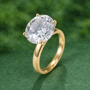 8ct VVS2วงแหวน CVD ตัดกลมสำหรับปลูกเพชร IGI ได้รับการรับรองเครื่องประดับทอง18K - Product Image 3