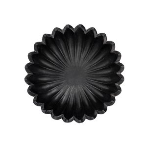 Bol Urli en marbre noir élégant fait à la main, design indien moderne, bol de service multifonctionnel pour la maison, la salle à manger, Diwali/Ramadan - Product Image 6
