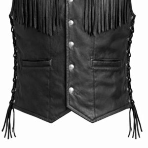 Men <b>Fringe</b> Vest Leather Western Cowboy Sleeveless <b>Jacket</b> Vintage <b>Suede</b> Tassel Biker Festival Apparel Premium OEM Apparel - Product Image 4
