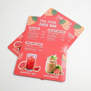 Tarjetas de Menú Impresas Digitalmente en PVC para Restaurantes, Cafeterías, Panaderías, Pastelerías y Mostradores de Servicio de Alimentos - Product Image 3