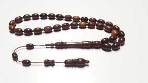 Tasbih Mala de Madera Pura con Cuentas Lisas y Elegantes, Regalo Moderno de HUMAYUN WORLD CRAFTS para Meditación Diaria - Product Image 5