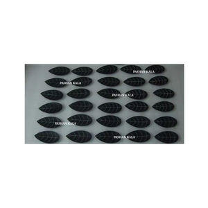 Porte-encens en pierre de savon naturelle en forme de feuille, sculpté à la main, avec des motifs floraux anciens, pour la décoration de la maison - Product Image 6