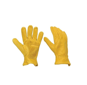 HOLY SIGNS HSI-0018 EN420 Certified Leather <b>Driver</b> Safety <b>Gloves</b> Elastic Wristlet Anti-Impact (Level 3) Fire Proof General - Product Image 1