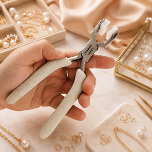 Pince à bec en nylon non marquant pour la formation, le pliage et le façonnage de bijoux, bagues et bracelets – Outil professionnel pour la fabrication de bijoux - Product Image 6