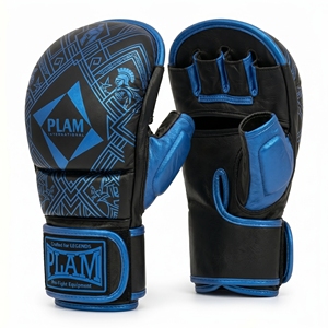 Guantes de Sparring Profesionales Personalizados para MMA con Agarres para las Manos, Cierre de Cuero Vacuno - Product Image 4