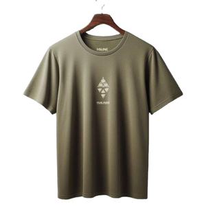 Grand Tshirt Pour Hommes de Qualité Longue Durée T-shirts à la Mode Oversize Coupe Ample 100% Coton T-shirts Personnalisés Fabriqués en Inde - Product Image 1
