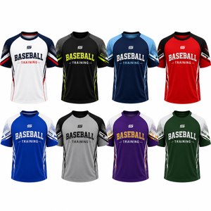 Camiseta de Calentamiento de Béisbol Personalizada, Top Deportivo de Alto Rendimiento, Ligero, de Secado Rápido, Ropa Deportiva para Equipos - Product Image 2