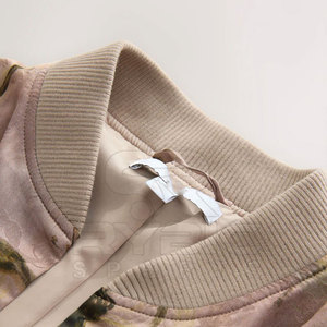 Chaquetas Varsity con Estampado para Mujer, Manga Larga, Estilo Urbano, Prenda Informal para Uso Diario, para Adultos - Product Image 5