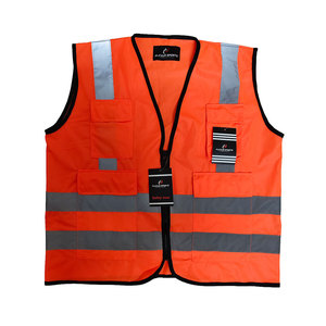 Vêtements de travail, conception personnalisée, gilet de sécurité respirant haute visibilité, fabricant pakistanais, gilet de sécurité pour agents de sécurité - Product Image 1