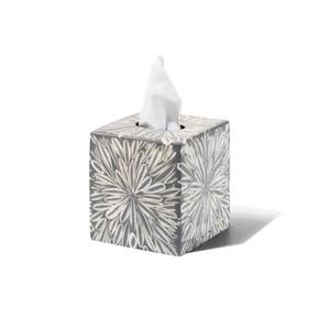 Boîte à mouchoirs carrée en os naturel incrusté à prix raisonnable par HANNAN HANDICRAFT - Product Image 1