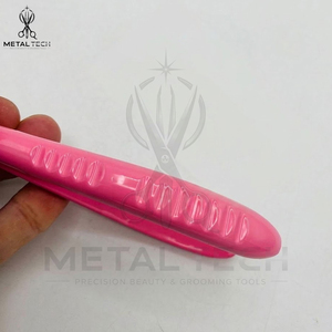 Pinzas Profesionales de Acero Inoxidable con Recubrimiento Rosa para Extensiones de Cabello, Herramienta de Aplicación y Remoción de Anillos Micro Link - Product Image 6