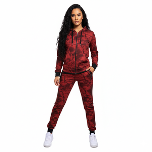 Nueva Ropa Deportiva Informal, Pantalones Deportivos Holgados con Cremallera, Chaquetas Deportivas con Capucha para Mujer, Conjunto Deportivo para Correr al Aire Libre, Fitness, Yoga - Product Image 1