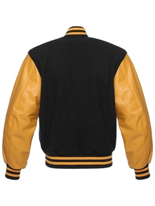 Chaqueta Varsity de Lana Personalizada de Alta Calidad para Hombre y Mujer, Estilo Casual de Invierno, Cierre de Cremallera, Forro de Lana Impermeable, Bordada - Product Image 2