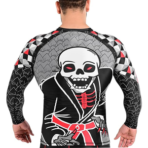 เสื้อแรชการ์ดแขนยาวผู้ชาย พิมพ์ลายกราฟิก ป้องกันรังสียูวี แห้งเร็ว รับผลิตแบรนด์ตามสั่ง จำนวนมาก - Product Image 2