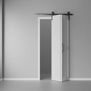 Porte da fienile scorrevoli in legno massello con Kit di binari Hardware incluso - Product Image 3
